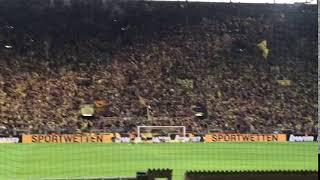 Dortmund 2-0 Wolfsburg. (1st Goal Alcacer 91st min)