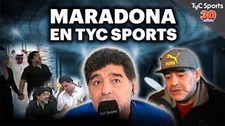 MARADONA en TyC SPORTS  LÍBERO VERSUS, DESPERTATE, JUEGOS OLÍMPICOS, SIN CASSETTE #30AñosTyCSports