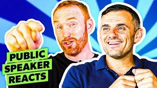 Public Speaker Reacts to GARY VEE