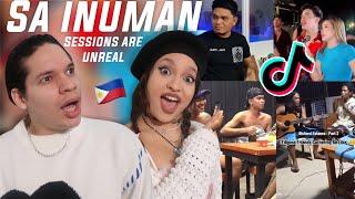 NEVER doubt a drunk Filipino SINGER! Latinos react to Viral Sa Inuman SINGING TikToks!