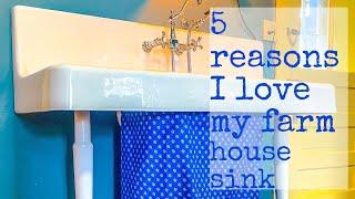 5 Reasons Why I Love My Cast Iron Farmhouse Sink