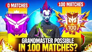 PUSHING GRANDMASTER REGION IN JUST 100 MATCHES || BR RANK PUSH TIPS