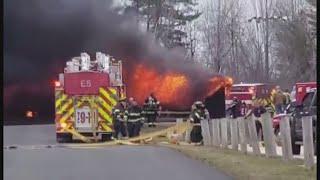 Fire destroys Odlin Road storage building