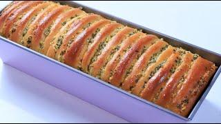 Perfect Garlic Loaf Bread,  Butter Garlic Loaf ｜蒜蓉吐司面包，手揉快速出膜，一出炉秒光｜Lisa‘s Kitchen