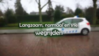 Wegrijden leren auto - Langzaam, normaal en snel wegrijden