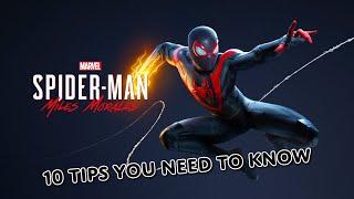 10 Tips you need to know for Spider-Man: Miles Morales!