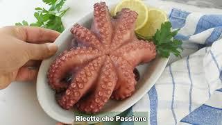 Come cucinare il polpo per renderlo tenerissimo e gustoso - non c'è trucco - Ricette che Passione