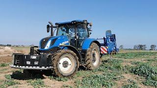 New Holland T6.160 Chiptuning MST Agro 205 HP + Rolmako U624 Chisel Plough 3.0m 7 legs