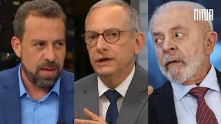 Repórter tenta criar discórdia entre Lula e Boulos, mas toma aulaPsolista mira votos da periferia!