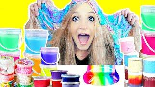 DIY SLIME SMOOTHIE  ALLE Schleim Sorten ZUSAMMEN MISCHEN Experiment I PatDIY