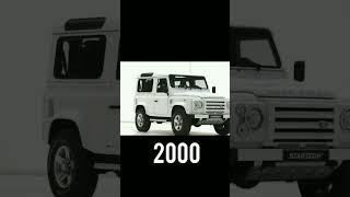 Evolution of land Rover defender cars(1983-2023)#shortvideo #viral #shots