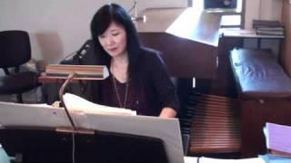 Ruth Zhang plays piano extemporaneously for her dear dad