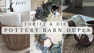 NEW Pottery Barn Dupes \ Thrift with Me for High End Home Decor \  Goodwill Thrift & DIY Decorating