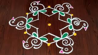 Daily rangoli || rangoli designs ||