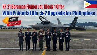 KF-21 Boramae Fighter Jet: Block-1 Offer with Potential Block-2 Upgrade for Philippines