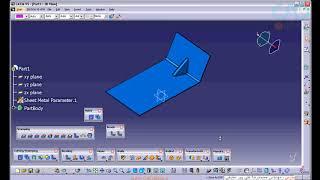 آموزش رایگان محیط Sheet Metal Design در کتیا - کدافزار