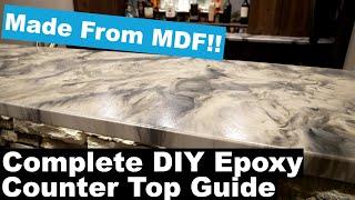 DIY Epoxy Counter Tops | Turn MDF Into Amazing Counters with Leggari Epoxy!