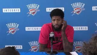 Thunder exit interview - Paul George