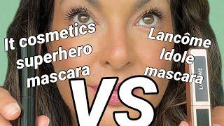 Lancome Lash Idole Mascara VS IT Cosmetics Superhero Mascara - #mascara #versus