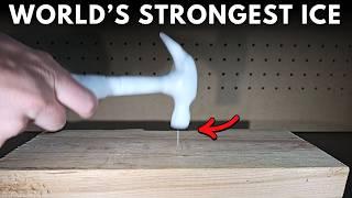 How strong can you make ice? (World's Strongest Ice Hammer)