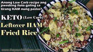 KETO Leftover Ham Fried Rice (Low Carb, Gluten Free) | The Peach Kitchen