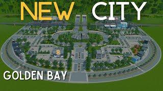 Starting PEDESTRIAN ONLY city in Cities Skylines!  Plazas and Promenades | Golden Bay [01]