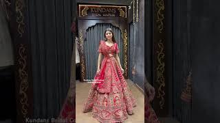 From kundans Bridal Couture Chandni Chowk Delhi best bridal lehenga collection ️#wedding #lehenga