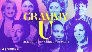 GRAMMY U Membership Announcement