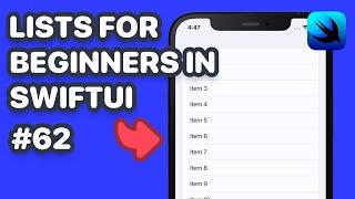 SwiftUI List For Beginners (List in SwiftUI, SwiftUI List)