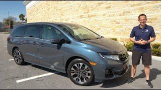 Is the 2025 Honda Odyssey Elite the BEST minivan with a V6?