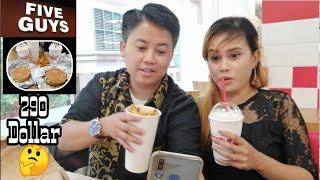 REVIEW FIVE GUYS BURGER IN HONGKONG || VLOG TKW HONGKONG