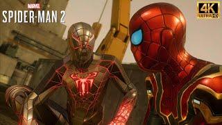 Peter And Miles Meet The Hunters With Nano Tech And Programmable Matter - Marvel’s Spider-Man 2 (4K)