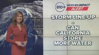 California Weather: Storms on the way, can the state store more water?