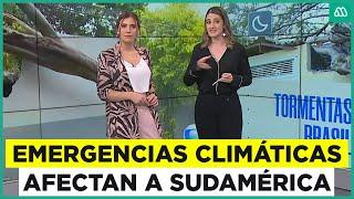 Alertas climáticas en Sudamérica: Tormentas, sequías e incendios devastadores