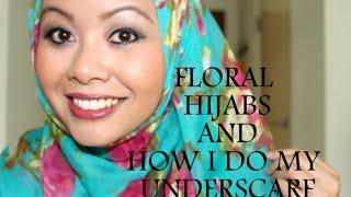 FLORAL HIJAB TUTORIAL