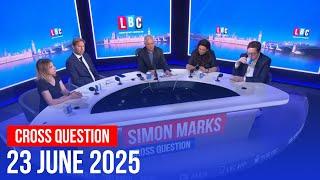 Cross Question with Simon Marks 23/06 | Watch Live