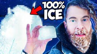 I Built An Entire House Using Only ICE CUBES!