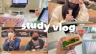 STUDY VLOG | ucla finals week, cramming for exams, & lots of coffee ️(productive and realistic!)