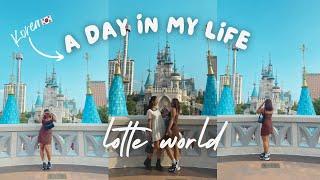 A day in my life in Korea(lotte world)* we almost died tho