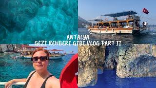 VLOG PART 2 | Adrasan Tekne Turu, Patara (Eucalyptus Pansiyon)