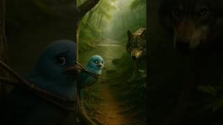 Hero Panda Saves the bird Reo||#ShortsKids #AnimatedShorts #YouTubeKids #AnimalRescue #kids #baby