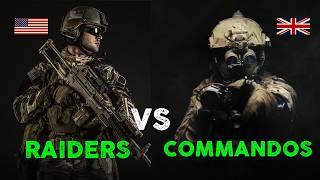 US Marsoc Raiders vs British RM Commandos