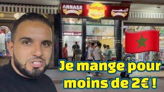 Je mange très bien au Maroc pour moins de 2€ !