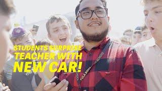 Students Surprise Awesome Teacher with New Ride! 