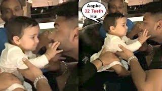 Rohit Sharma Daughter Samaira Counting Rishabh Pant Teeth