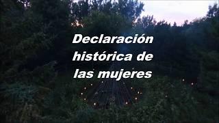 Declaración histórica de las mujeres (video/fotos: Jean-Rock Talbot, Musica: Nathalie Gauthier)