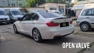 BMW 328i F30 • active rear muffler • exhaust valve • sound check • Bee Faster