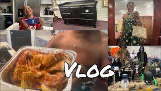 VLOG: THRIFT STORE SHOPPING; KAI'S BDAY; MORE AMAZON PACKAGES; PREPARING FOR THE STORM