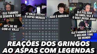 REAÇÕES DOS GRINGOS COM O ASPAS MATANDO 47 E QUEBRANDO O RECORDE MUNDIAL | LEGENDADO PT BR