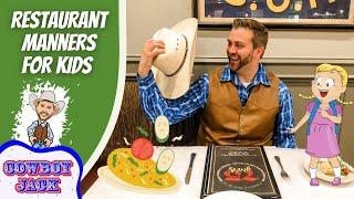 Learn Table Manners | Restaurant Manners for Kids